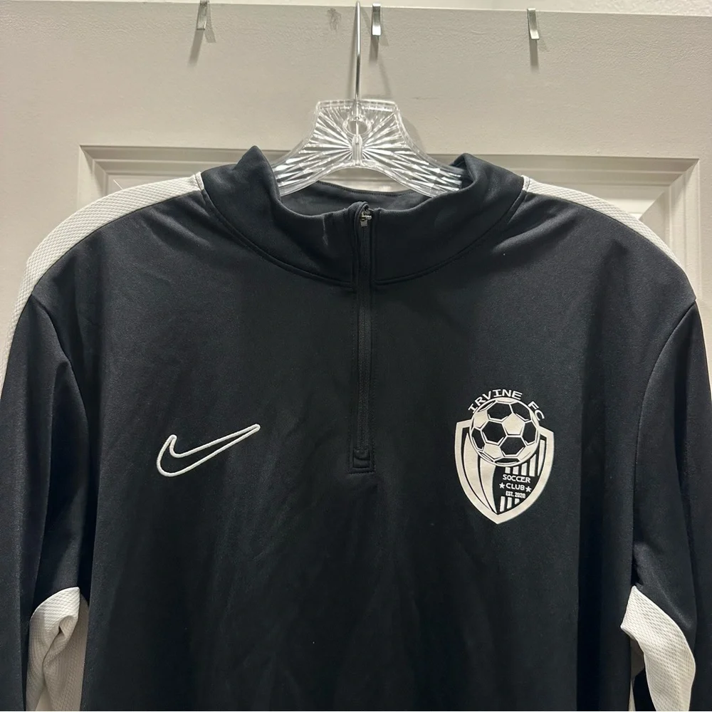 Nike Dri-FIT Irvine FC‎ Black 1/4 Zip Size: L